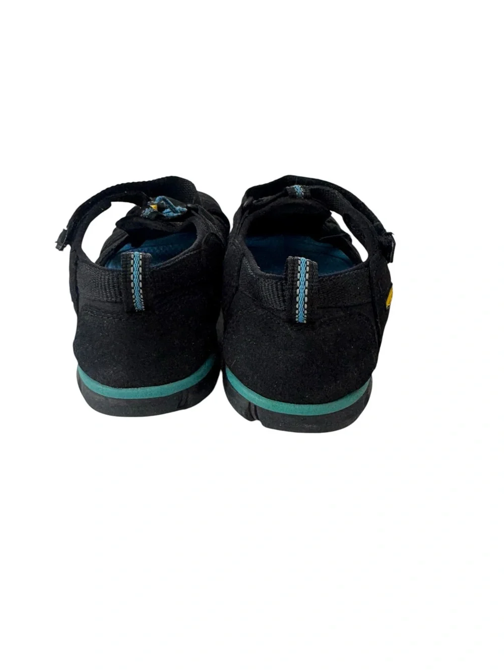 Keen Black and Teal Men's Closed-Toe Sport Sandals